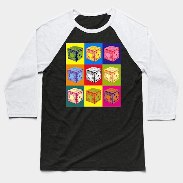 Warhol Box Baseball T-Shirt by colemunrochitty